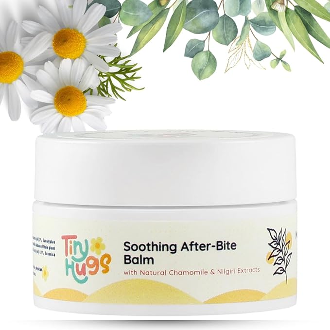 TinyHugs After Bite Balm for Babies, Natural Soothing Relief, Gives Relief from Rashes, Mosquito Bite and Insect Bites, Enriched with Chamomile and Neem, 100% Ayurvedic and Dermatologically Tested, 25g