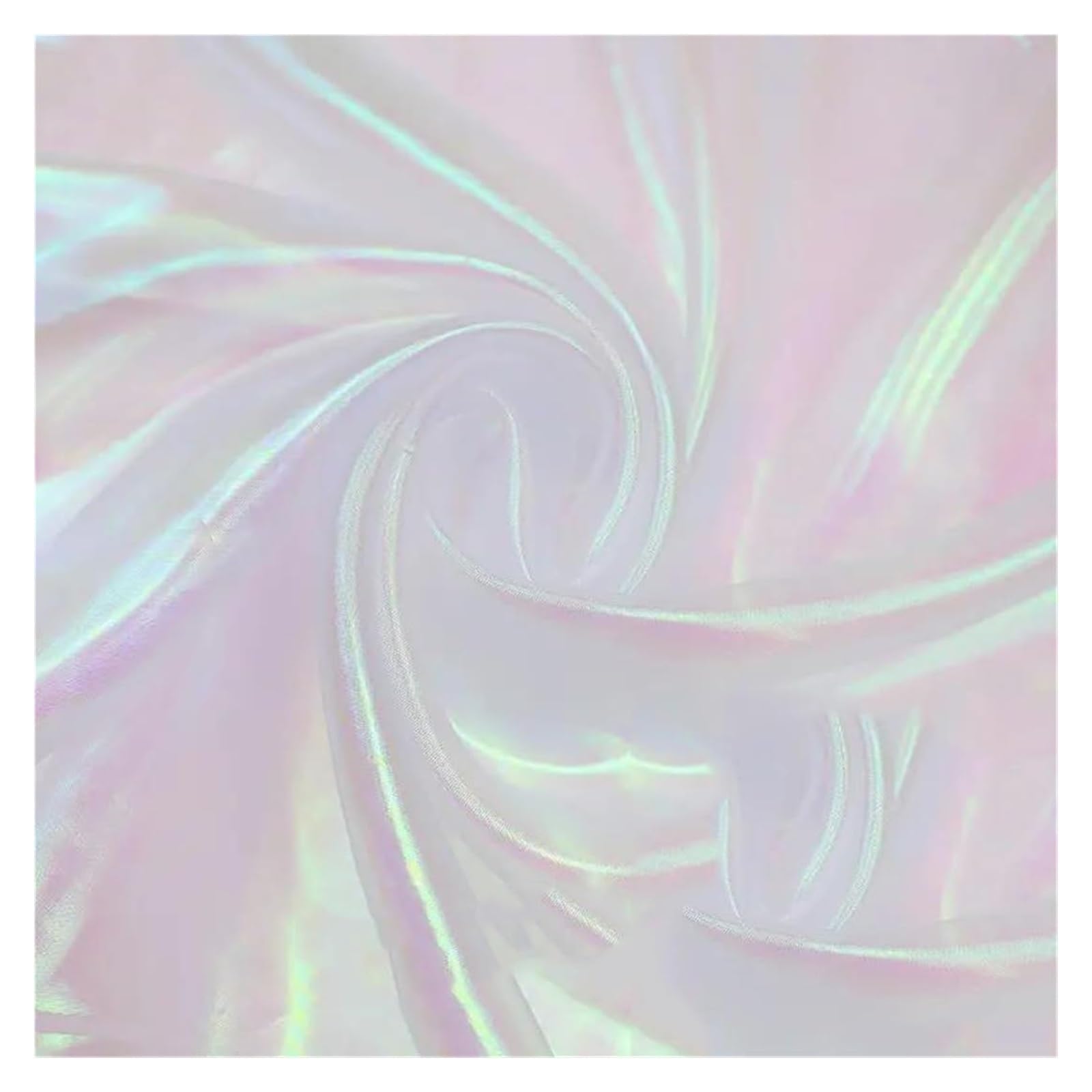Organza Fabric， Organza Tulle Fabric Multicolor 100cmx150cm for Sewing Skirts & Costumes Decor Per Meter(White)