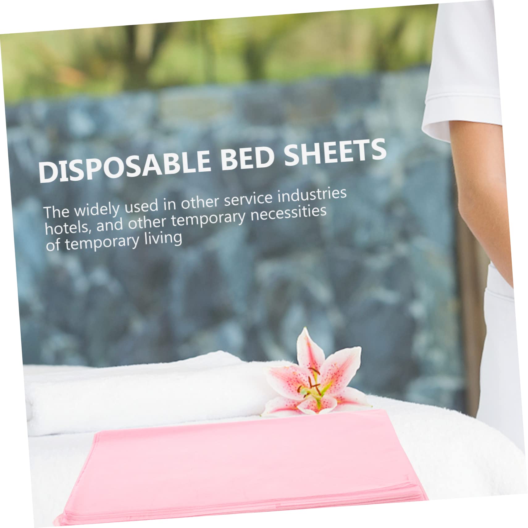 SOESFOUFU Disposable Bed Sheets for Salons 30pcs Waterproof Oil-Proof Mattress Non-Woven Bed Covers for Massage Spa