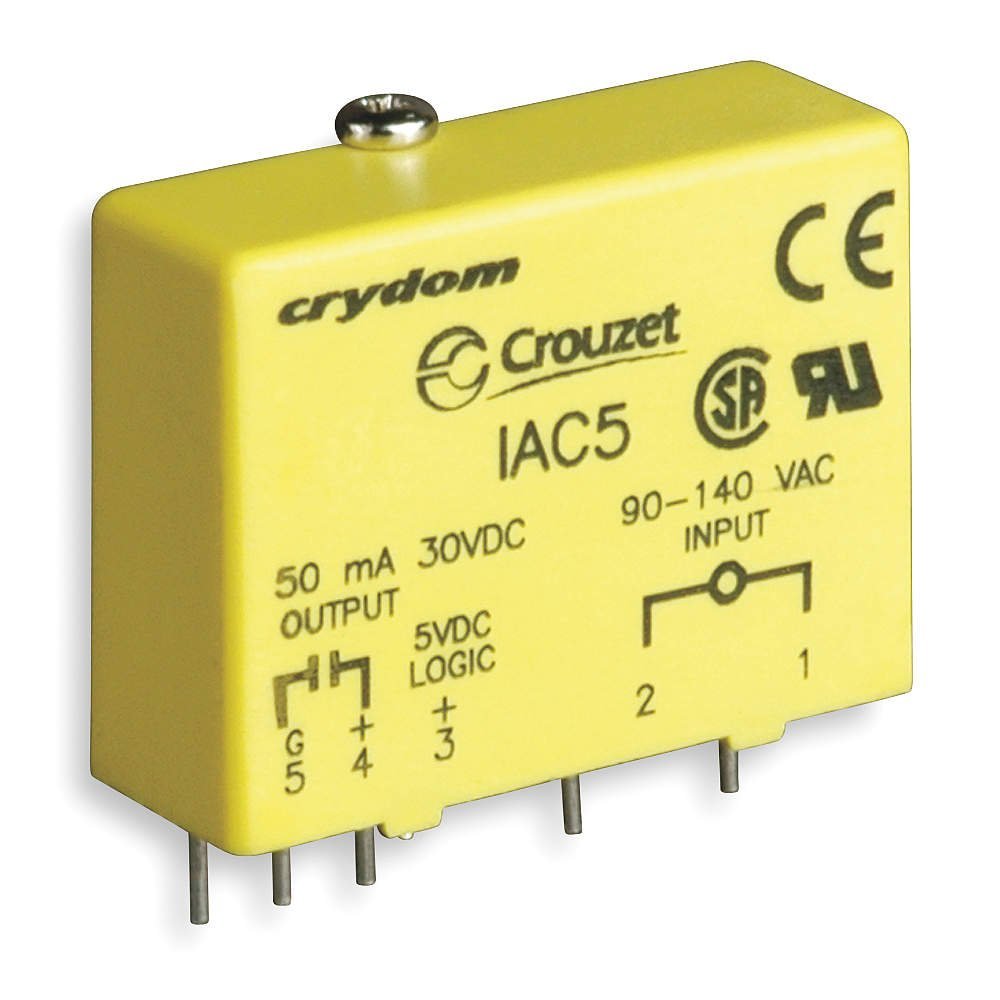 Input/Output Relay, 50mA, Plug-in, Yellow
