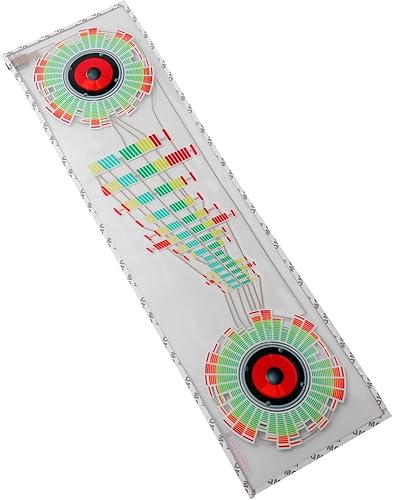 Garneck Etiqueta engomada del coche activada por el ritmo de la música de 35 pulgadas, lámpara de ritmo de la música del sonido de la voz, luz LED