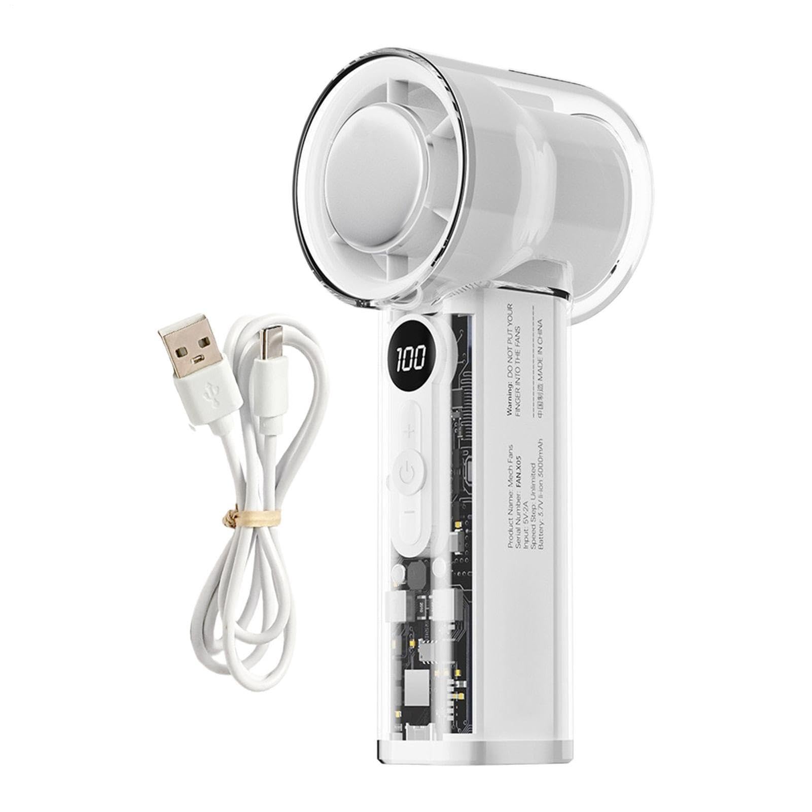 Ventilateur à main rafraîchissant pour dortoir et voyage avec batterie USB durable