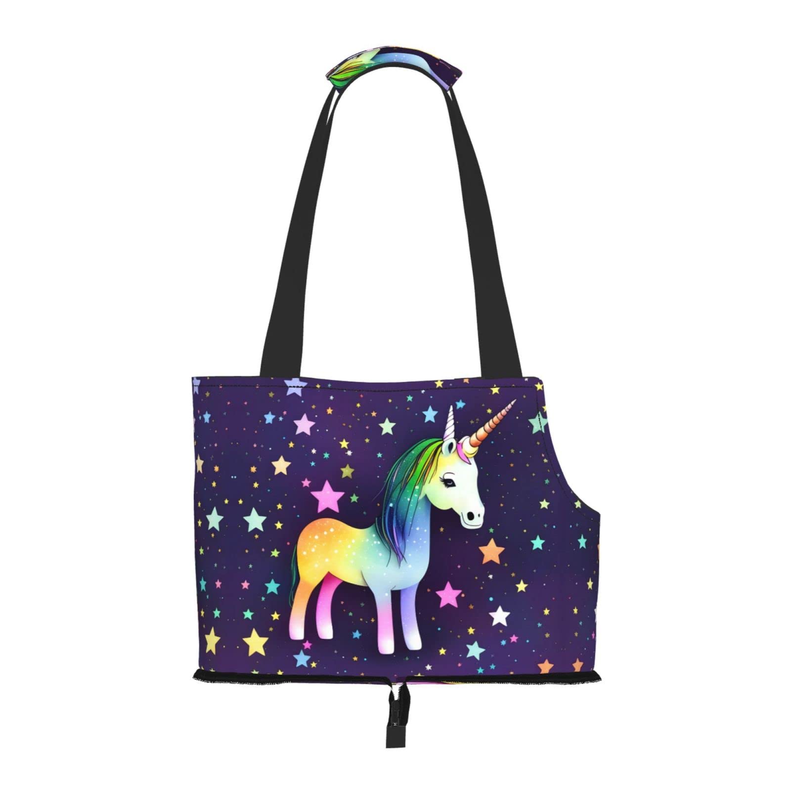 One-Horse Star Pet Tote Bag - Waterproof and Wear-Resistant Portable Shoulder Bag for Small Dogs and Puppies