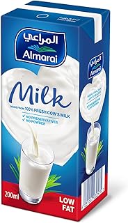 Long Life Milk Low Fat, 6 x 200 ml