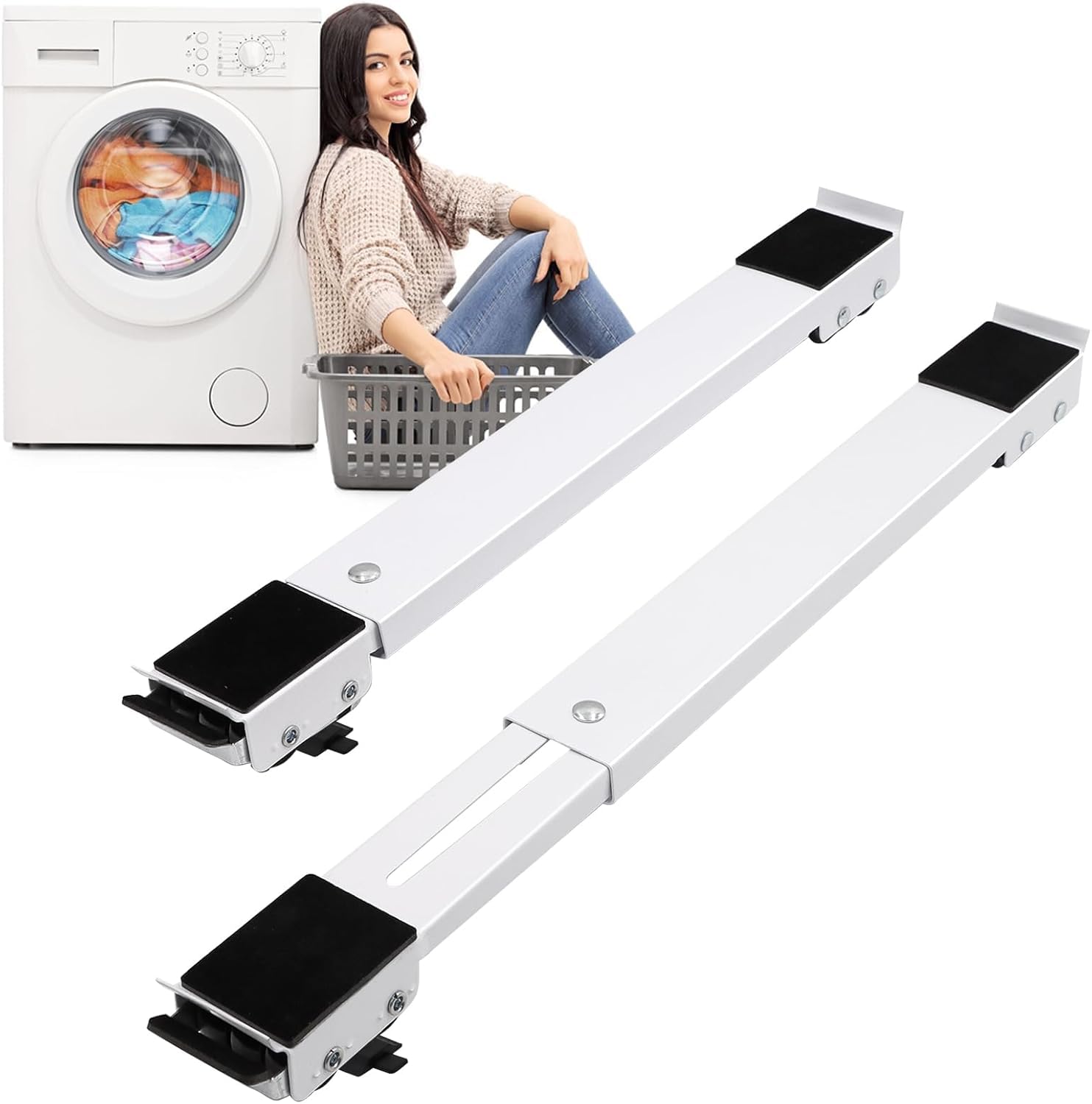 KBZONE Furniture Lifter Mover Tool Set - Moving Roller Wheel Set Easy and Safe Shifting Slider Tools for Washing Machines, Fridge, Sofa, Table, Cupboard-image-20