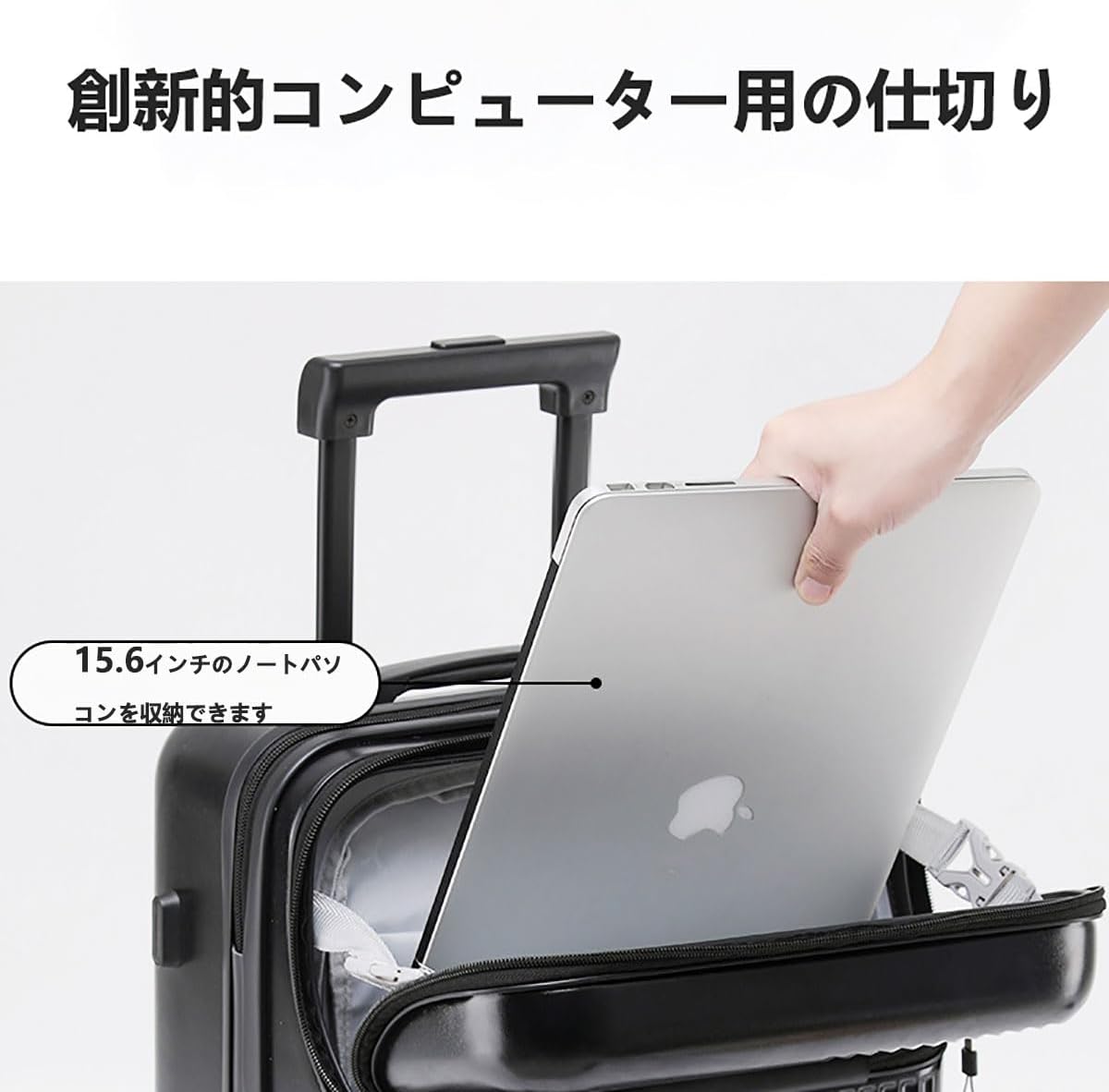 [SUNCN] トップローディングスーツケース、20インチ、軽量キャビンスーツケース、機内持ち込み手荷物、便利な旅行、日帰り旅行、出