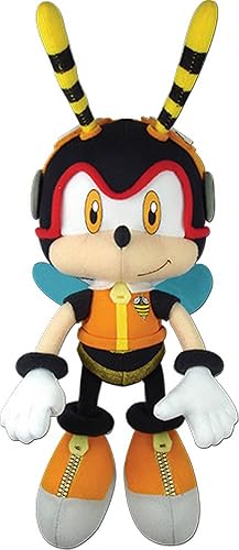 Miniatura 1 de GE Animation GE52680 Eastern Sonic The Hedgehog Charmy - Peluche de 8.5 pulgadas de alto, multicolor
