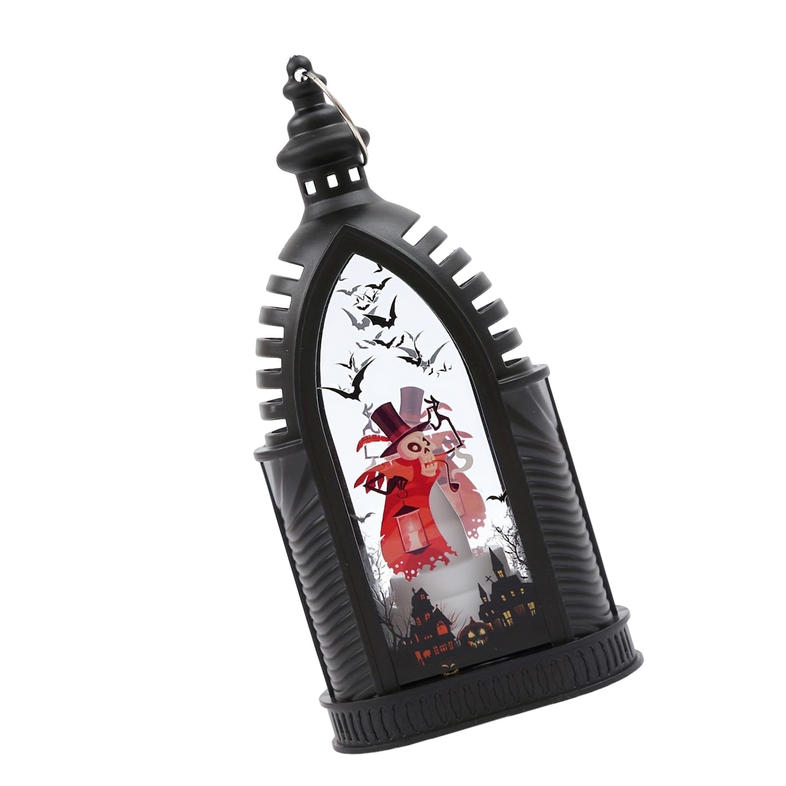 Oxxggkao Skeleton Radio Traditional Halloween Lamp Permanent 300 Light Led For Celebratory Worktop Display Unlit Torch