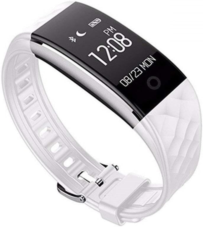 Activity Tracker ,Detome S2 Monitor Pedometer Calories Track Smart Fitness Tracker Sports Wristband Bracelet band Bluetooth for Men Women Boys Girls Android and iOS(White)