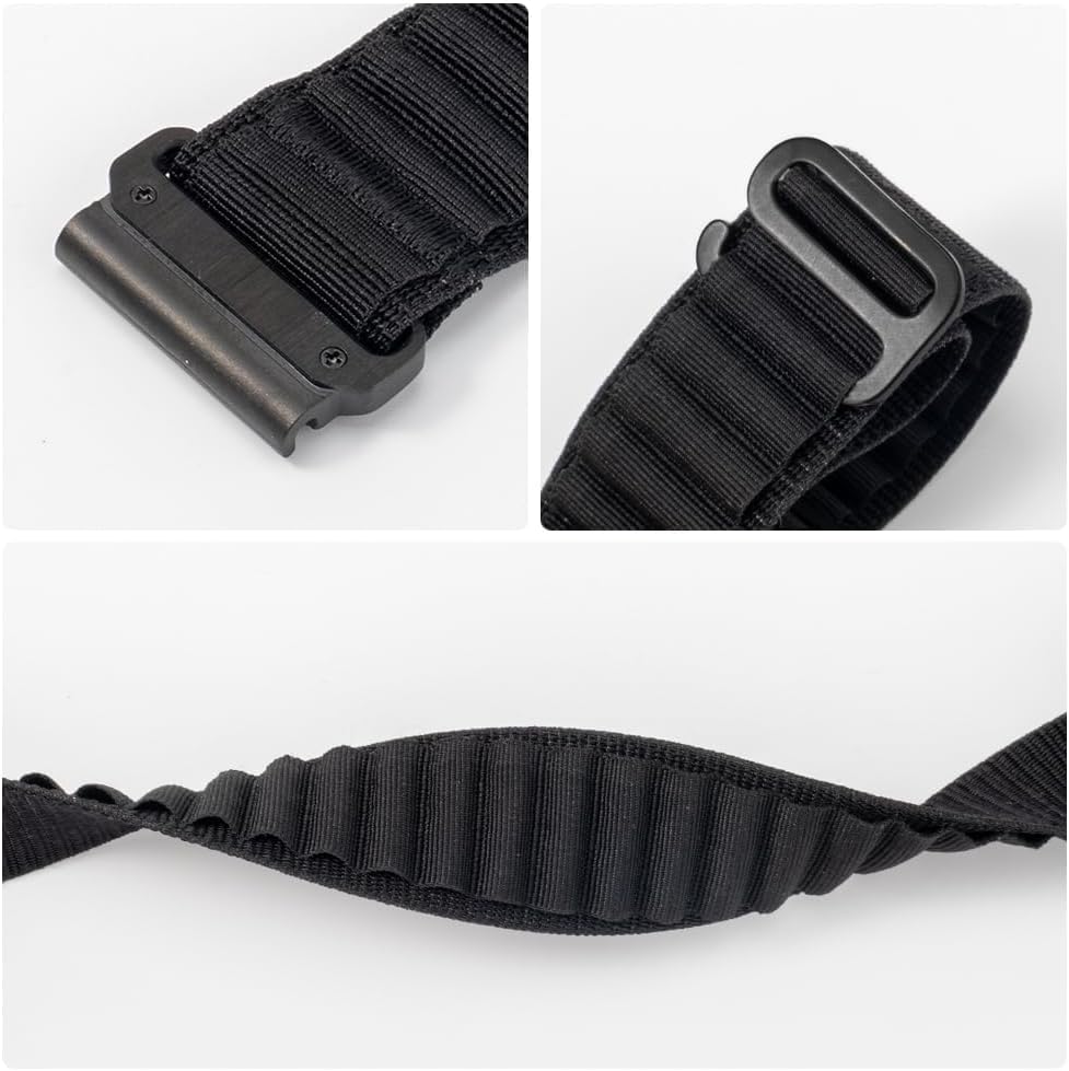 BANSO 22mm Quick Fit Nylon Watch Band for Garmin Fenix 8 47mm,for Fenix 7/7 Pro Fenix 6/6 Pro Fenix 5/5 Plus Watch Strap Garmin forerunner 965 955 945 935 745 Watch Band Approach S62/S60 - Image 3