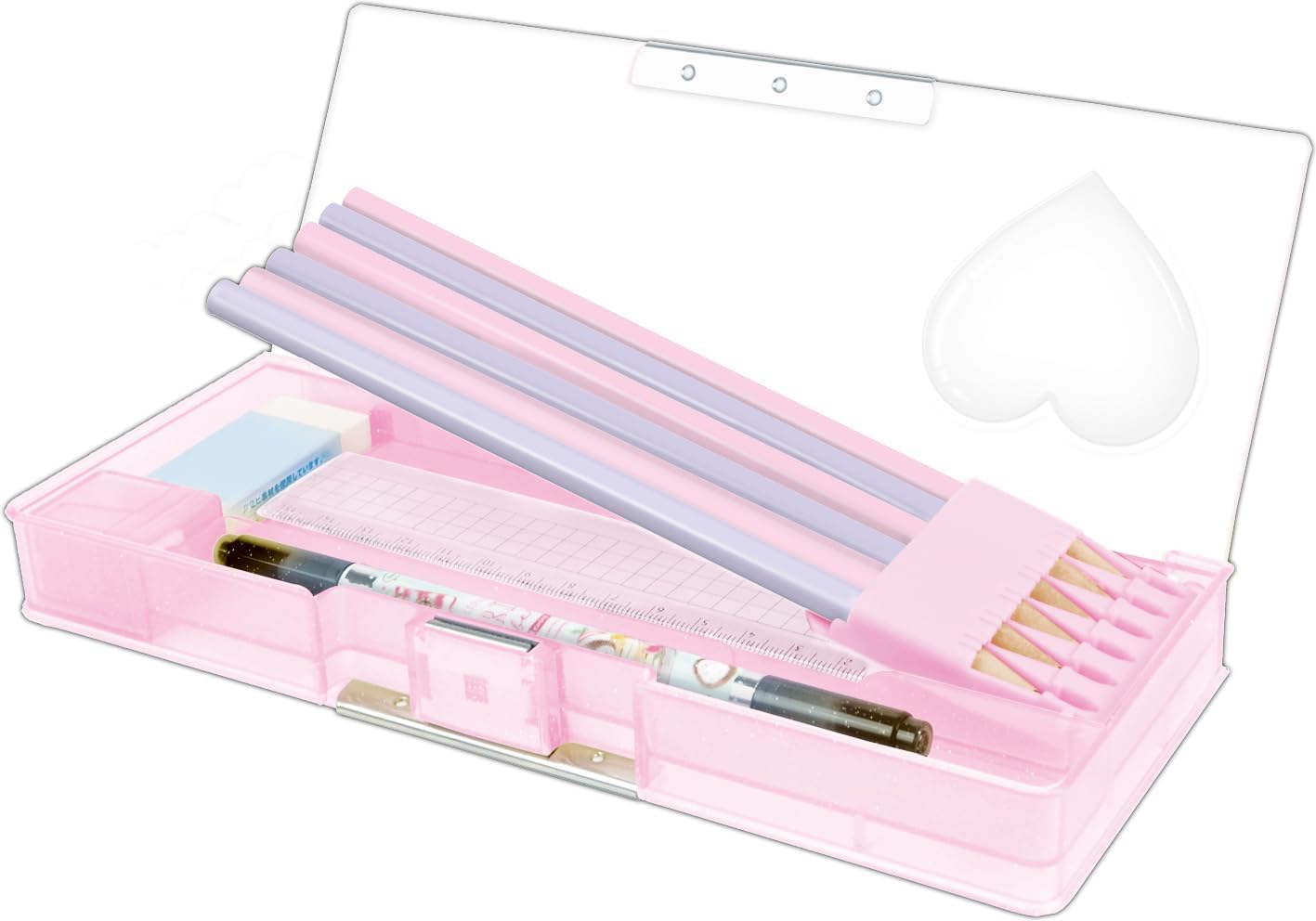 Candy Twins Open Window Soft Pencil Case, Ribbon
