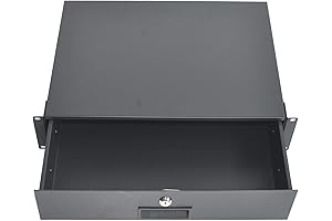 RIVECO 2U 14-inch Deep Rackmount Drawer