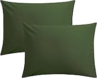 Vista 35 de FLXXIE Fundas de almohada de microfibra tamaño estándar, fundas de almohada suaves con cierre de sobre, fundas de almohada resistentes a arrugas