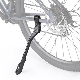 Adjustable Bike Kickstand for Marin Nail Trail 2012-2020 2021 2022 2023 2024 2025, Non-Slip Aluminum Rear Side Bicycle Stand, Road Mountain Bike Kickstands, for 24-29 Inch Bicycle Kickstands