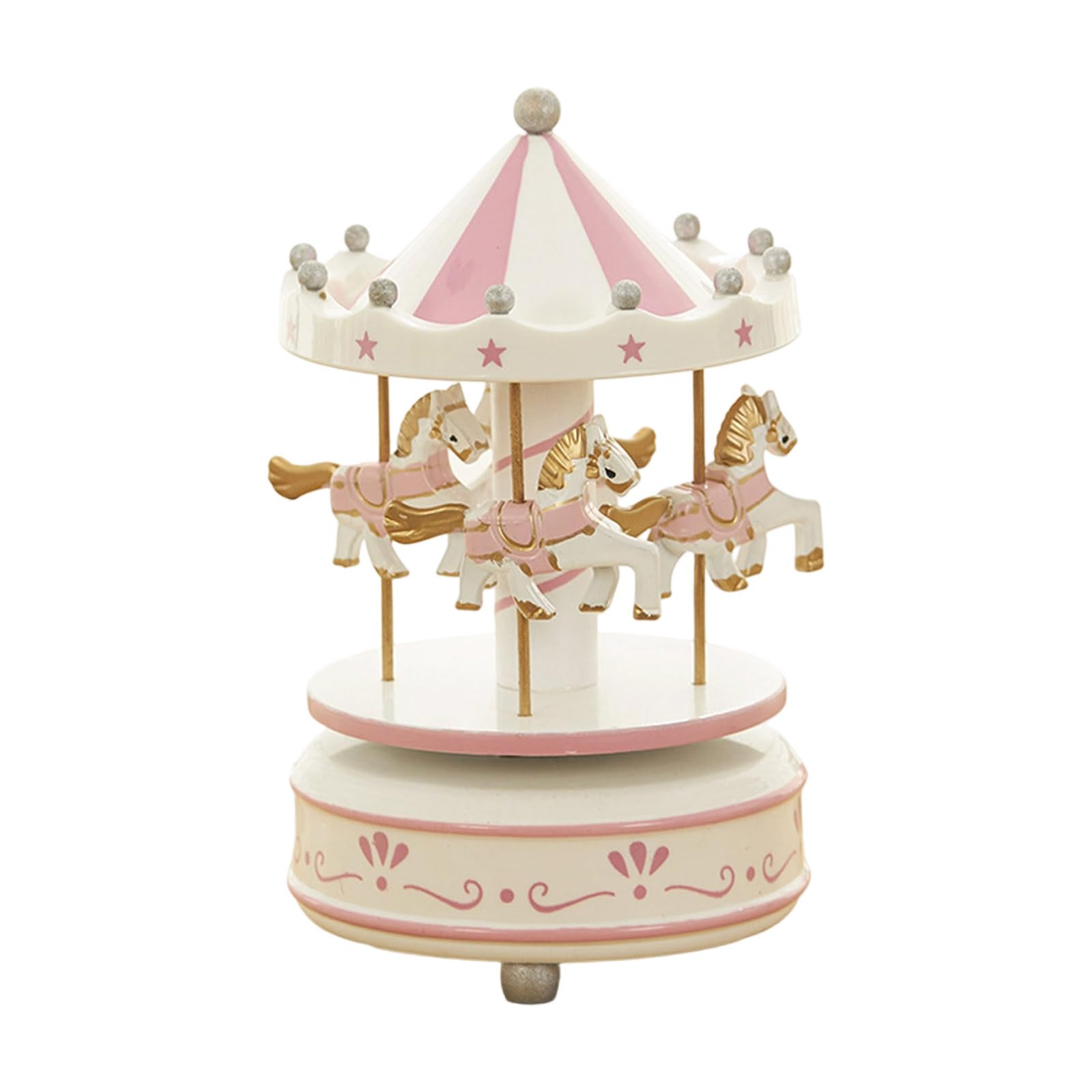Nueayms E Christmas Carousel Music Box With Classic Melody Hand Crank Wind Up Legant Rotating Decorativ Holiday Homes Hand Cranked Christmas Carousel Music Box