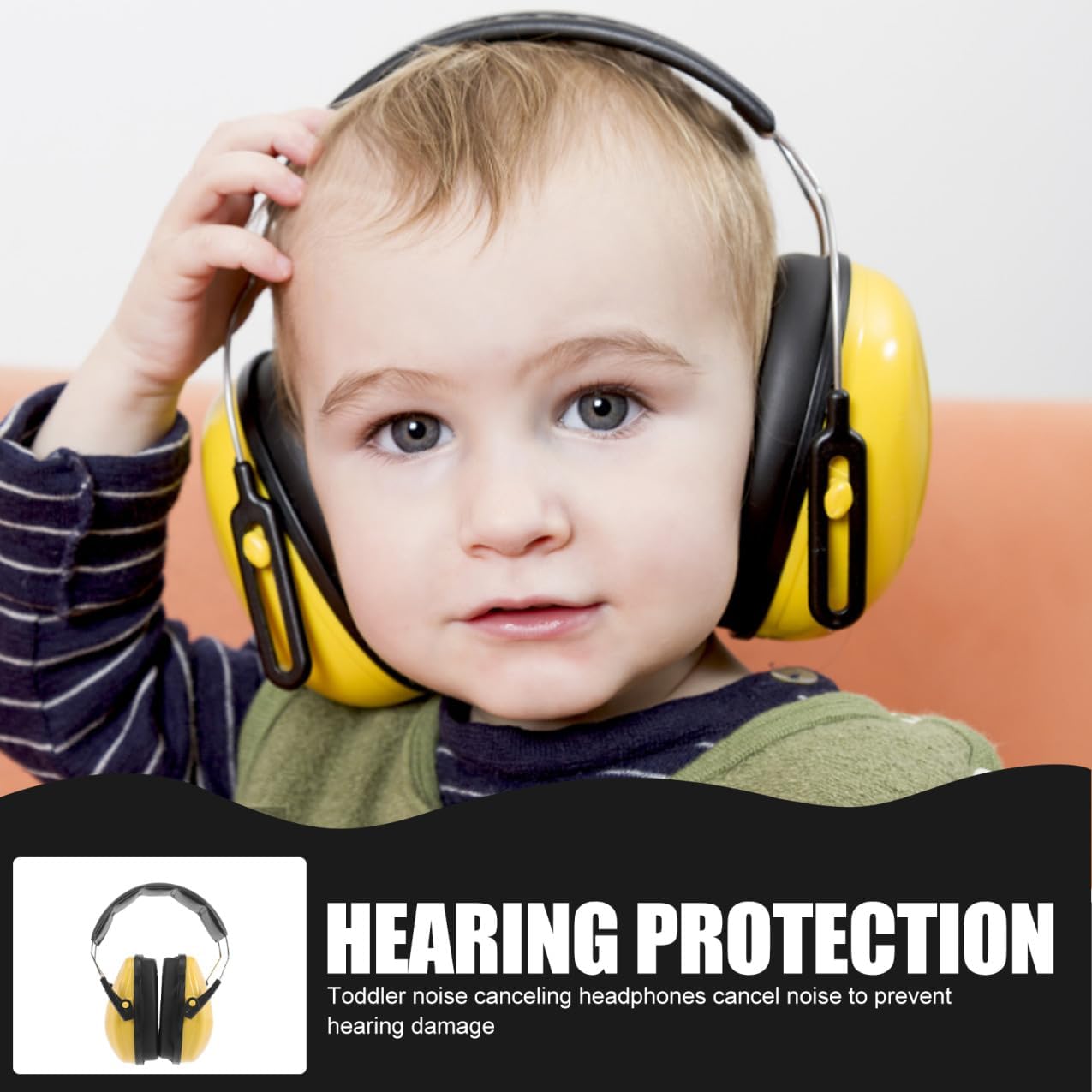 Toddmomy Ear Earmuff for Boy Girl Noise Reduction and Ergonomic Design Compact Folding Ear Muffs for Travel and Noisy Events for Airplane Use