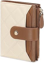 SENDEFN Portafoglio Donna Piccolo, Portafoglio Donna in Pelle Vegana con Blocco RFID, Portamonete con Cerniera e Chiusura a Scatto Scomparti per Carte Multipli