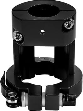 Electric Scooter Folding Pole Base Replacement Assessories Spare Parts Compatible With PRO/PRO2/1S Scooter, Front Folding Pole Kit Parts Replacement Spare PartsBlack
