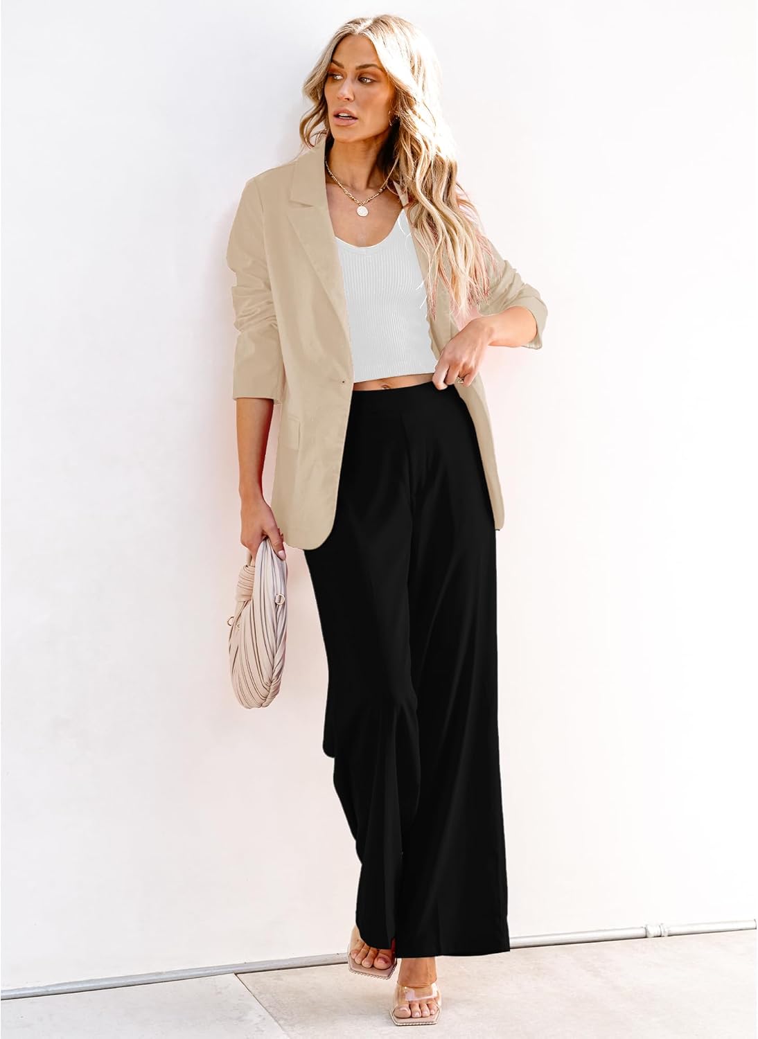 luvamia Blazers for Women Business Casual Dressy Work Fashion Lightweight Spring Summer Linen Unlined 2025 Suit Jackets - Image 7