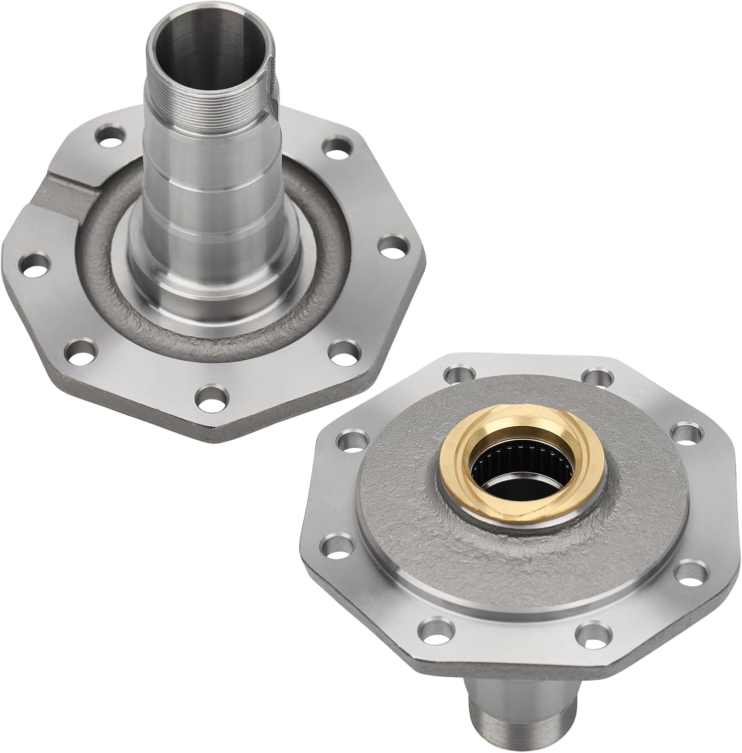 【Pair】 DRIVESTAR 43401-60080 Front Axle Spindle for Toyota Land Cruiser 78 79 80 105 Series 4.2L 4.5L 1992-2007