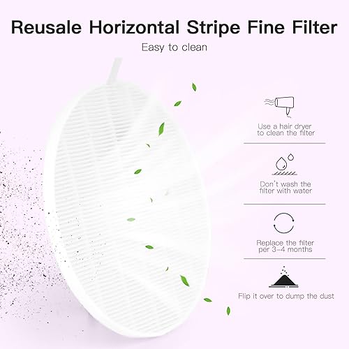 Miniatura 5 de Lavinda Colector de polvo de uñas, potente aspiradora de polvo de uñas con filtro reutilizable, ventilador de succión profesional con almohada de