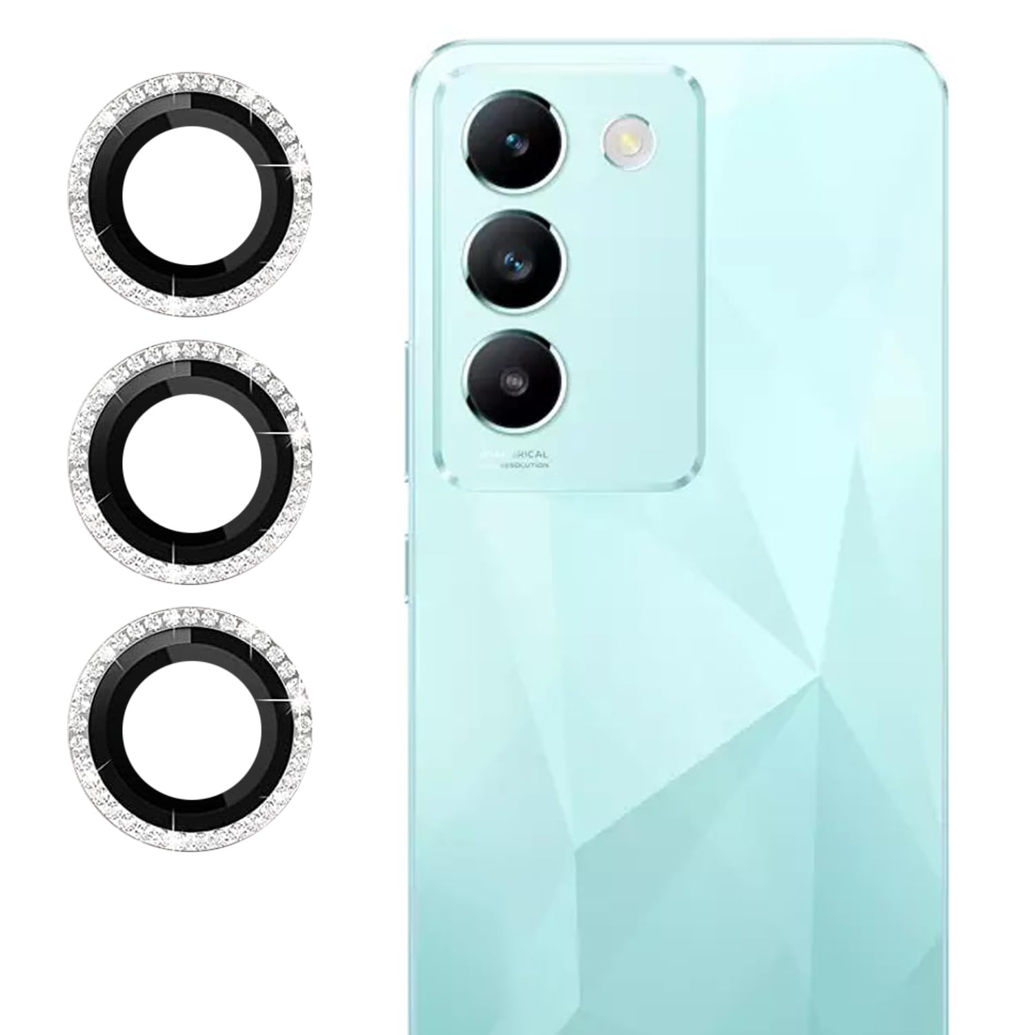 See full amazon price history chart for Oncraves Back Camera Lens Ring Guard Protector for vivo T3 5G Diamond Camera Ring Aluminum Alloy Edge. Silver Oncraves Back Camera Lens Ring Guard Protector for vivo T3 5G Diamond Camera Ring Aluminum Alloy Edge. Silver (B0D33MTGT7) Amazon Price History, Amazon Price Tracker