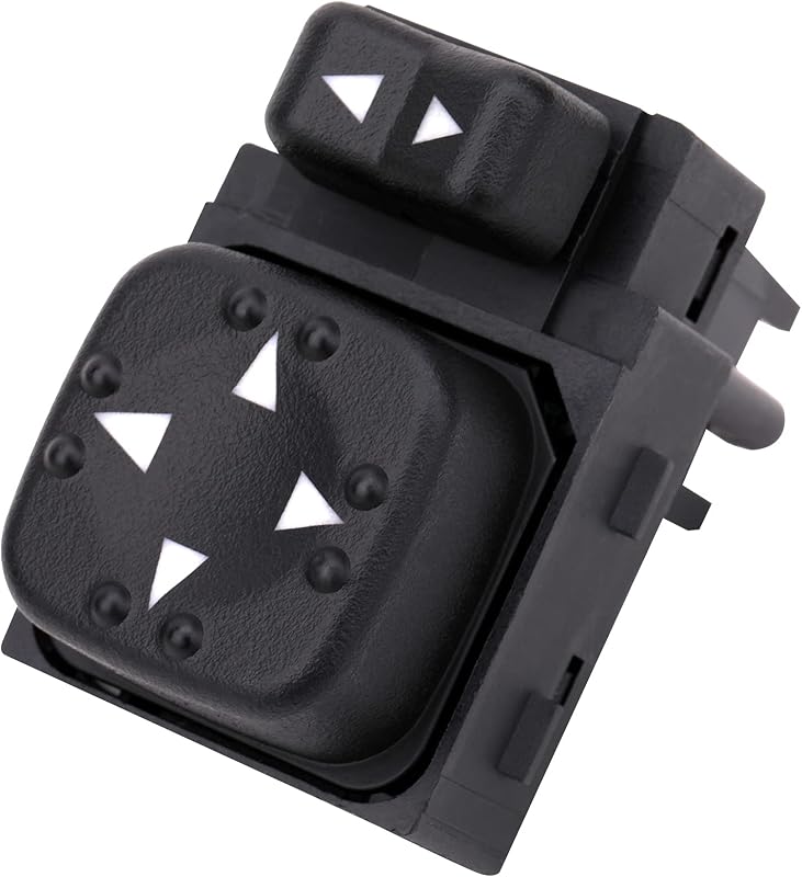 Interruptor elétrico dos retrovisores Obaee para Chevy Silverado e GMC Sierra 2000 a 2002 – 1 unidade