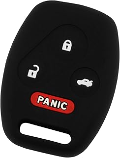 KeyGuardz Keyless Entry Remote Car Key Fob Outer Shell Cover Soft Rubber Case for Honda Accord Civic CR-V Fit Odyssey Pilot