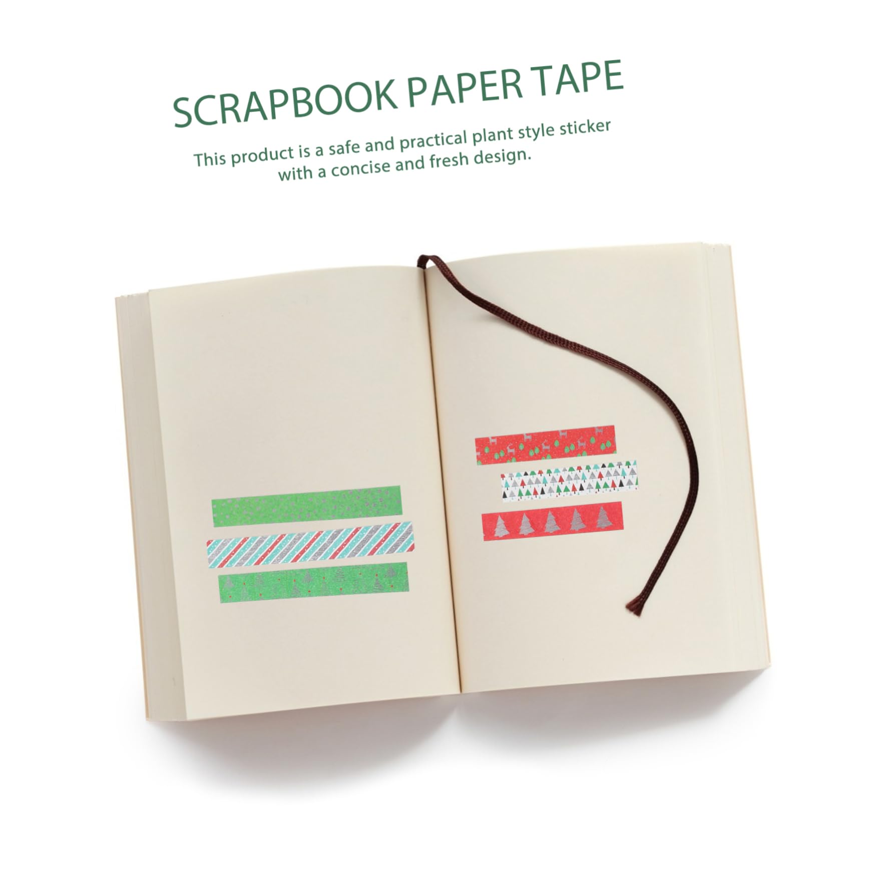 NUOBESTY 36 Piezas Cinta washi navideña Cinta washi árbol de Navidad planificador de Cinta washi Scrapbooking decoración navideña Cinta magnética Cinta Decorativa Cinta bronceadora Cuenta