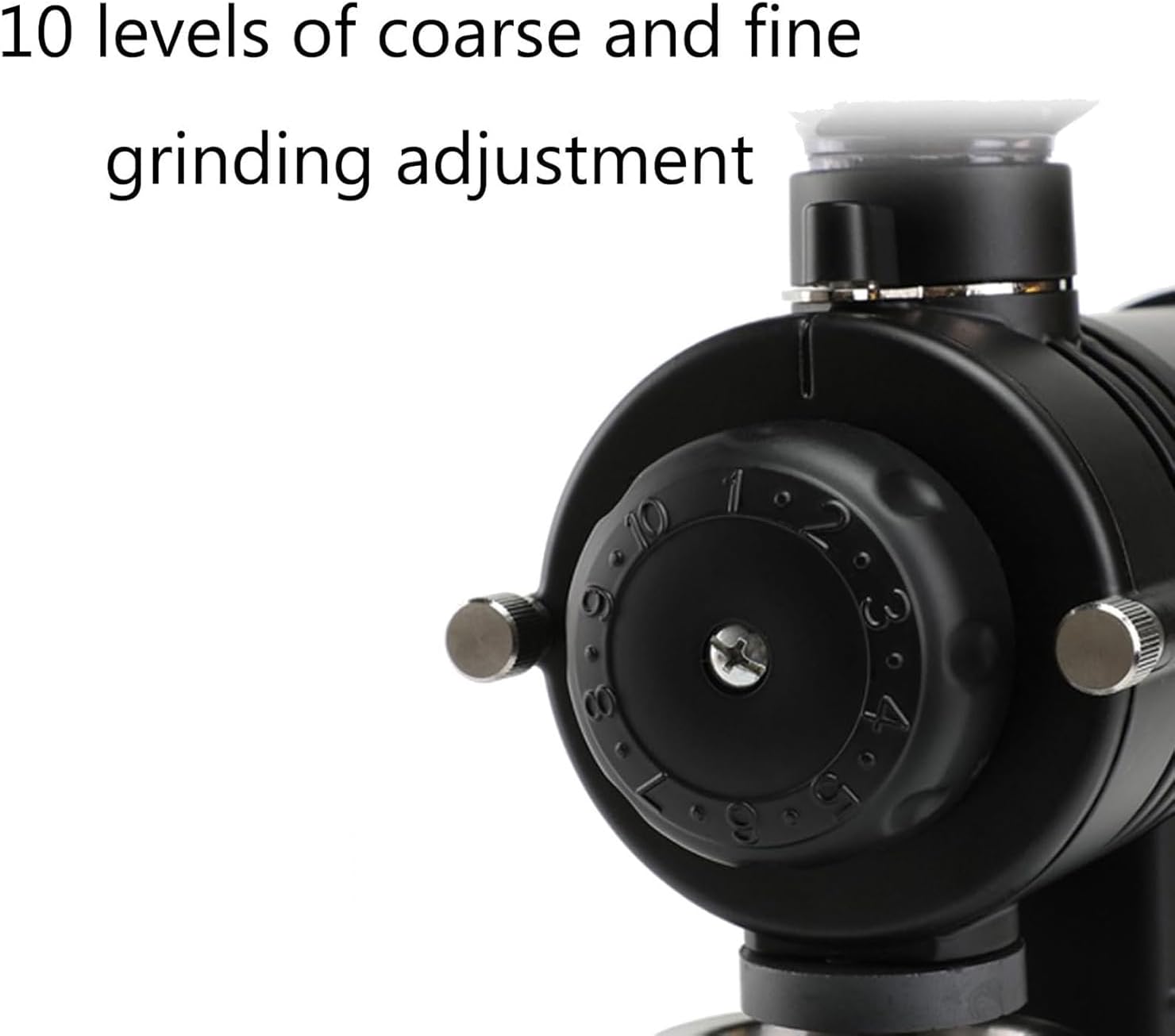 Electric Burr Coffee Grinder - Adjustable Conical Mill with 10 Grind Settings, 78mm Grinding Disc, Auto/Click Control, Anti-Static for Pour Over, Drip, French Press