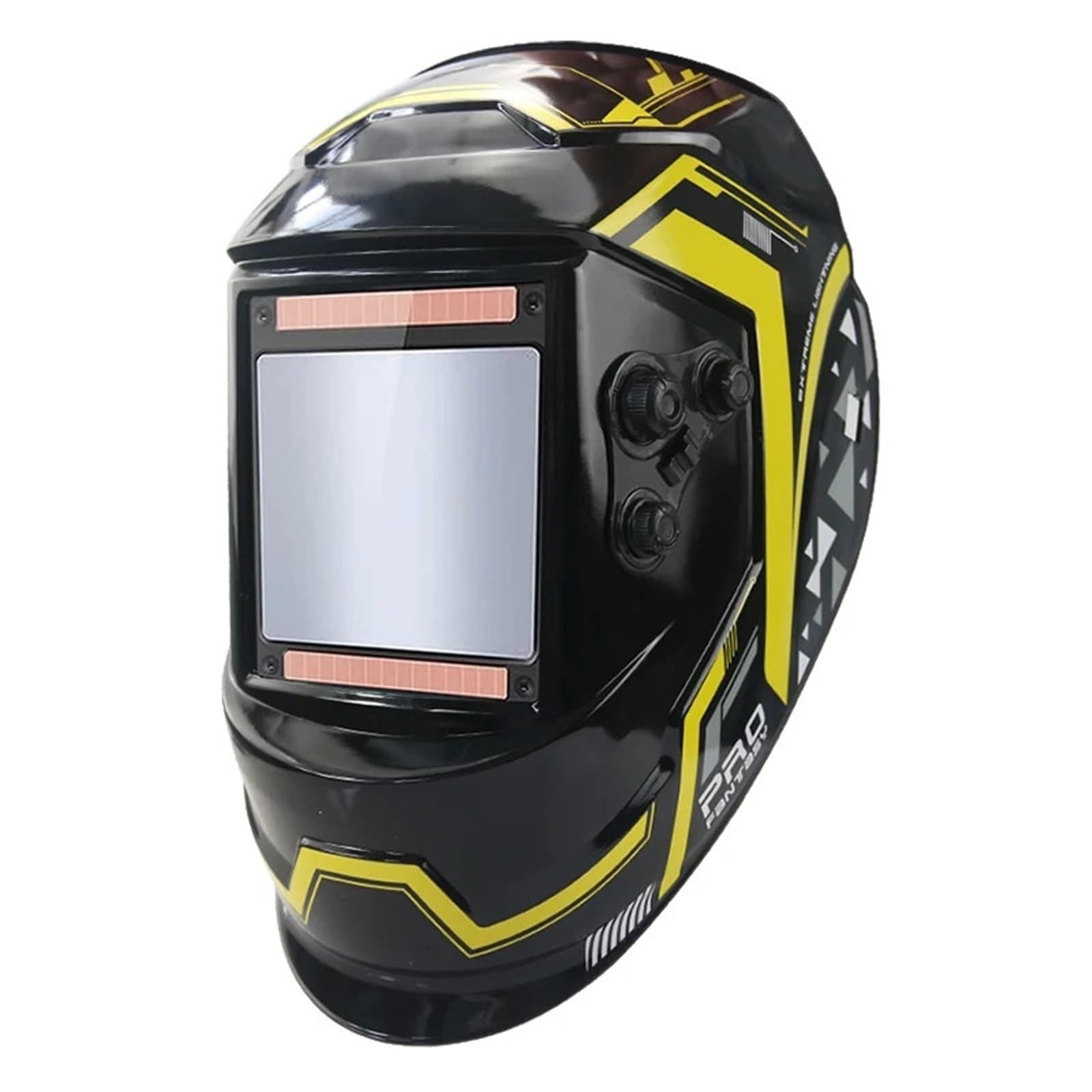 Maschera Saldatura Autoscurante,Casco Saldatura Maschera di saldatura/Cuffia for saldatore/Casco for saldatura a colori reali con oscuramento automatico solare DIN5-DIN13 e sensore ad arco