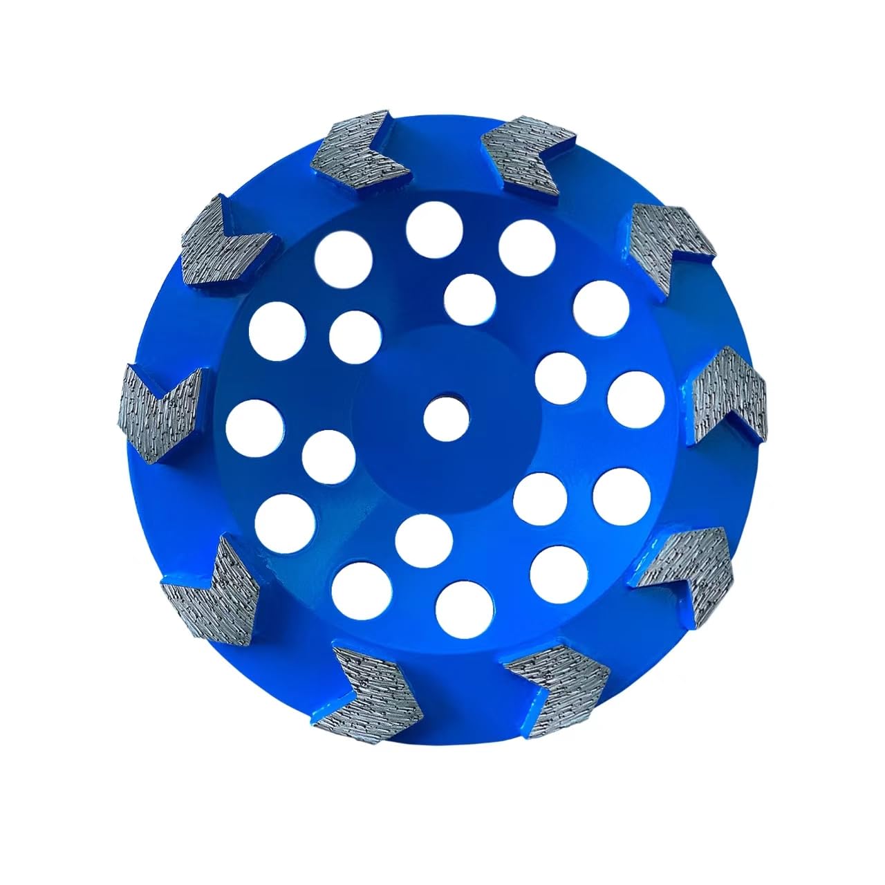 10 Pieces Arrow Segments, 5/8"-11 Arbor, 7" High Performance Diamond Grinding Wheel for Removing Concrete, Epoxy, Paint, Mastic and Coatings.