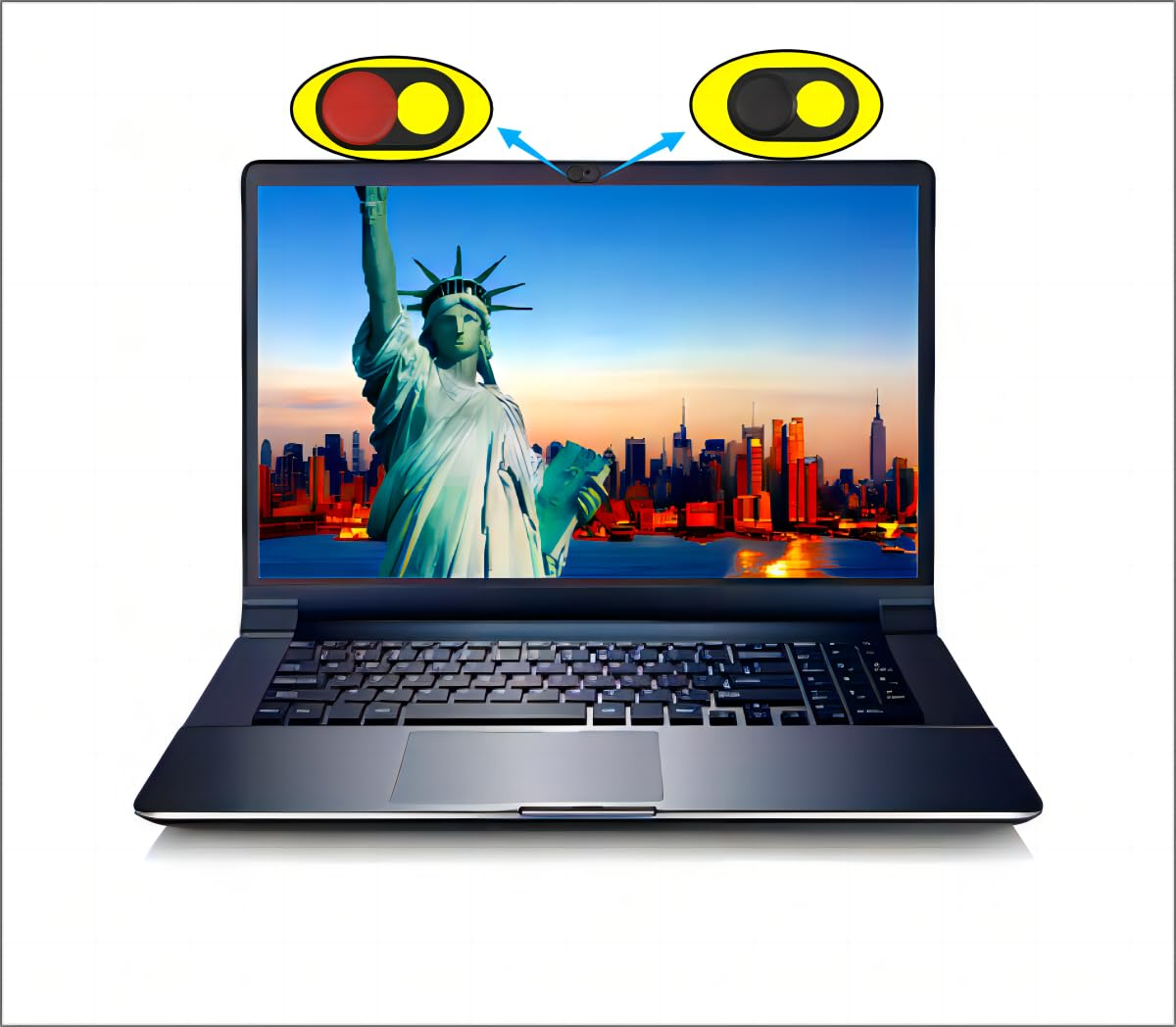 Fundas para cámara web [paquete de 2], fundas para cámara web para MacBook Pro, iMac, laptop, PC, iPad Pro 4