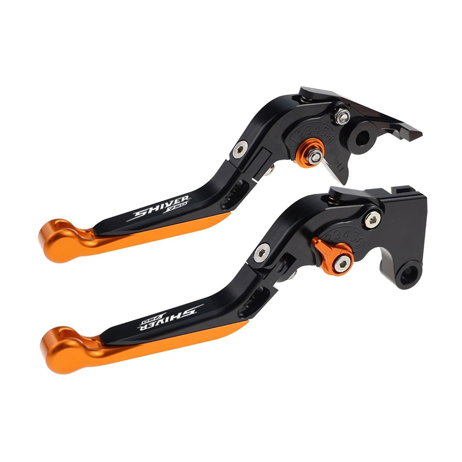 Jghfdws 81 Motorcycle Brake Clutch Lever Set For Shiver750 Motorcycle Folding Extendable Brake Clutch Levers