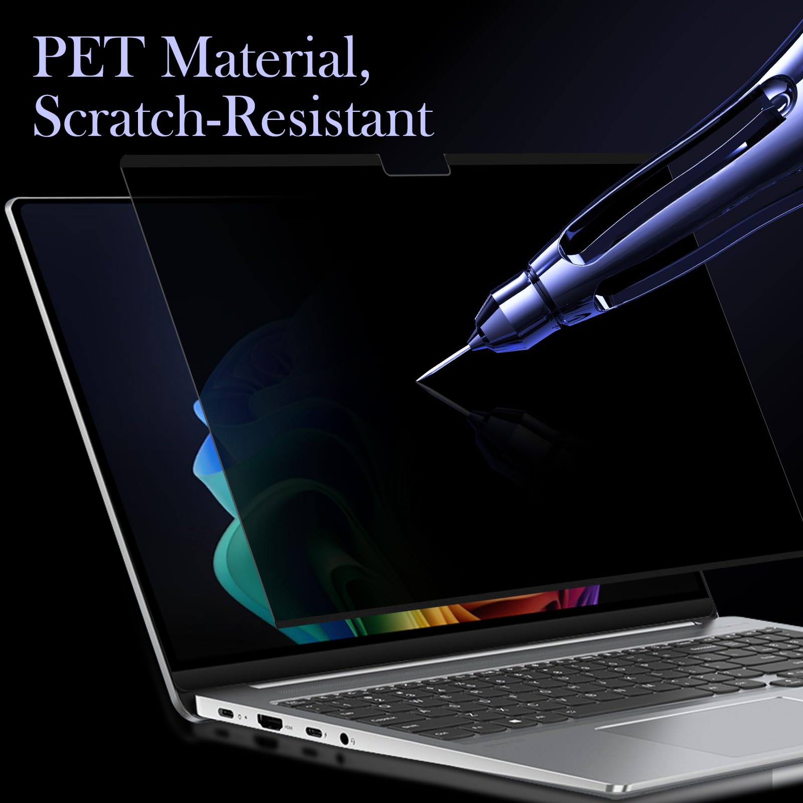 Magnético Filtro de Privacidad para 13,8 Pulgadas Microsoft Surface Laptop 7, Anti Luz Azul, Antirreflectante, Protector de Pantalla de Privacidad Extraíble para 13,8" Surface Laptop 7