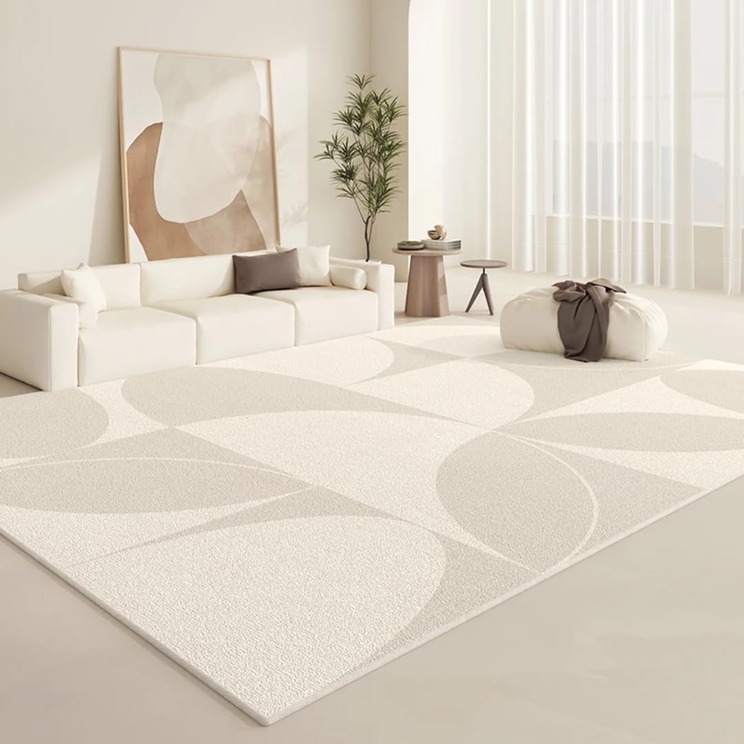 Tapis de salon moelleux anti-froid au sol et tapis de chambre épais 160 x 230 cm