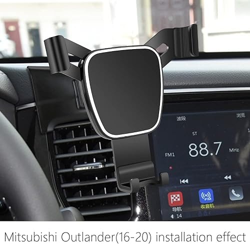 Miniatura 8 de Soporte para teléfono de coche para Mitsubishi Outlander 2022 2023 2024 9 pulgadas Pantalla Accesorios para automóviles Soporte de navegación de
