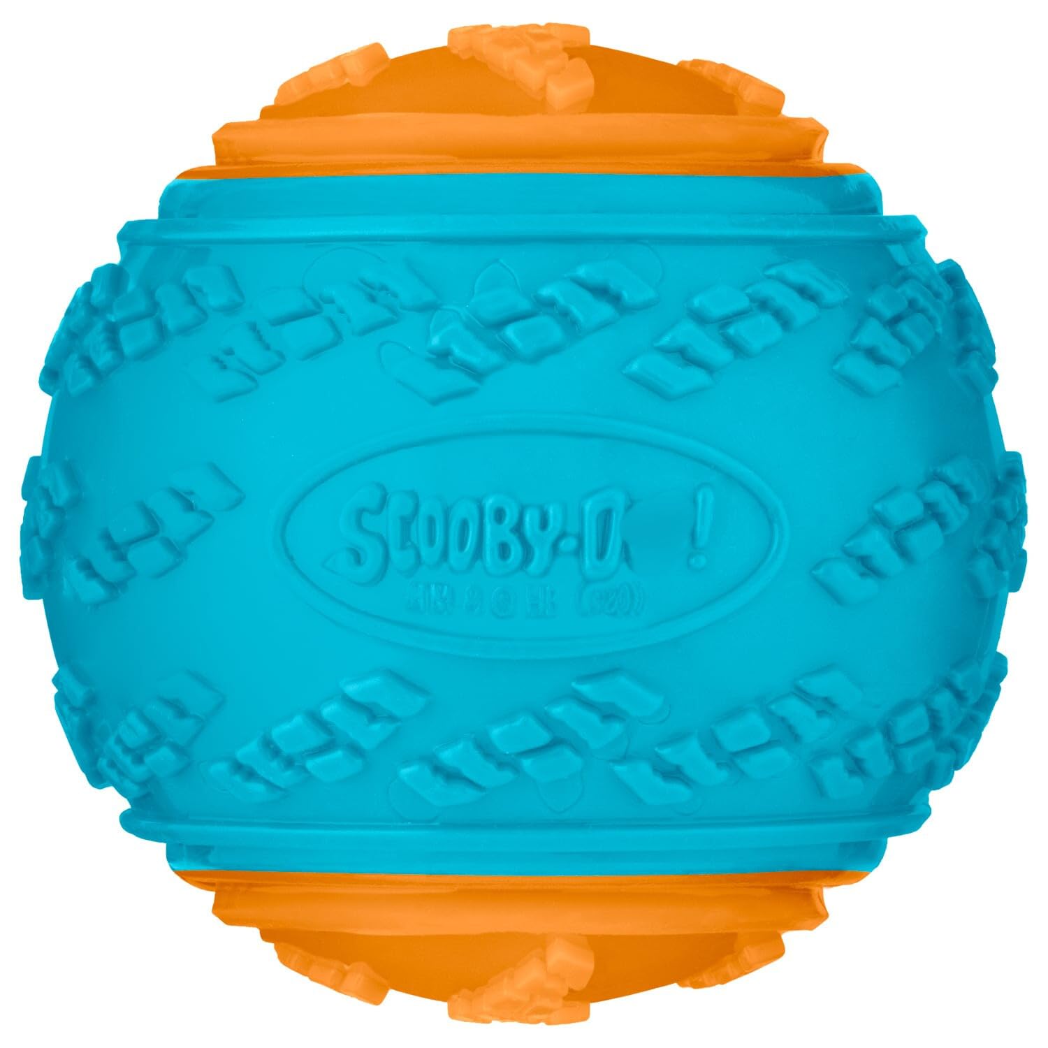 TIGHUP Scoby Doo Ball - Blue & Orange - Have Some Fun With Your Dog With This Ball - the Durable and Textured Toy is Perfect for Playing