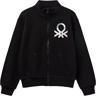 Giacca M/L 3j68c504n Sudadera sin Capucha, Negro, 160 cm Niñas y niñas