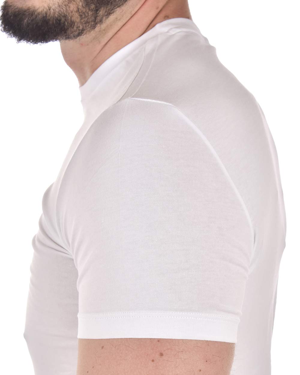 Emporio Armani T-Shirt Logo, Męskie T90, Biały, M
