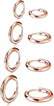 925 Surgical Stainless Steel Huggie Hoop Earrings Small Hypoallergenic Cartilage Helix Lobes Sleeper Hoop Earrings Set Minimalist Piercings Jewelry for Women Men Gifts