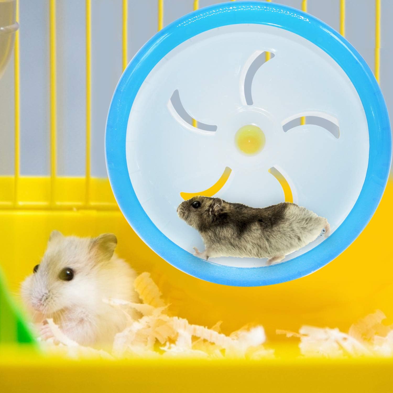 Besimple Silent Hamster Running Spinner Exercise Wheel Pet Running Toy for for