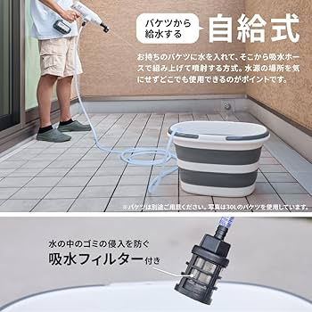 【新品】スリーアップ Raccoon 充電式 ポータブル高圧洗浄機 Lタイプ Amazon | スリーアップ Raccoon 充電式 2.2MPa ポータブル