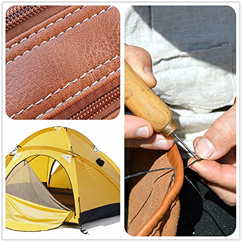 Hilos encerados 12 colores para coser y manualidades miniatura 4