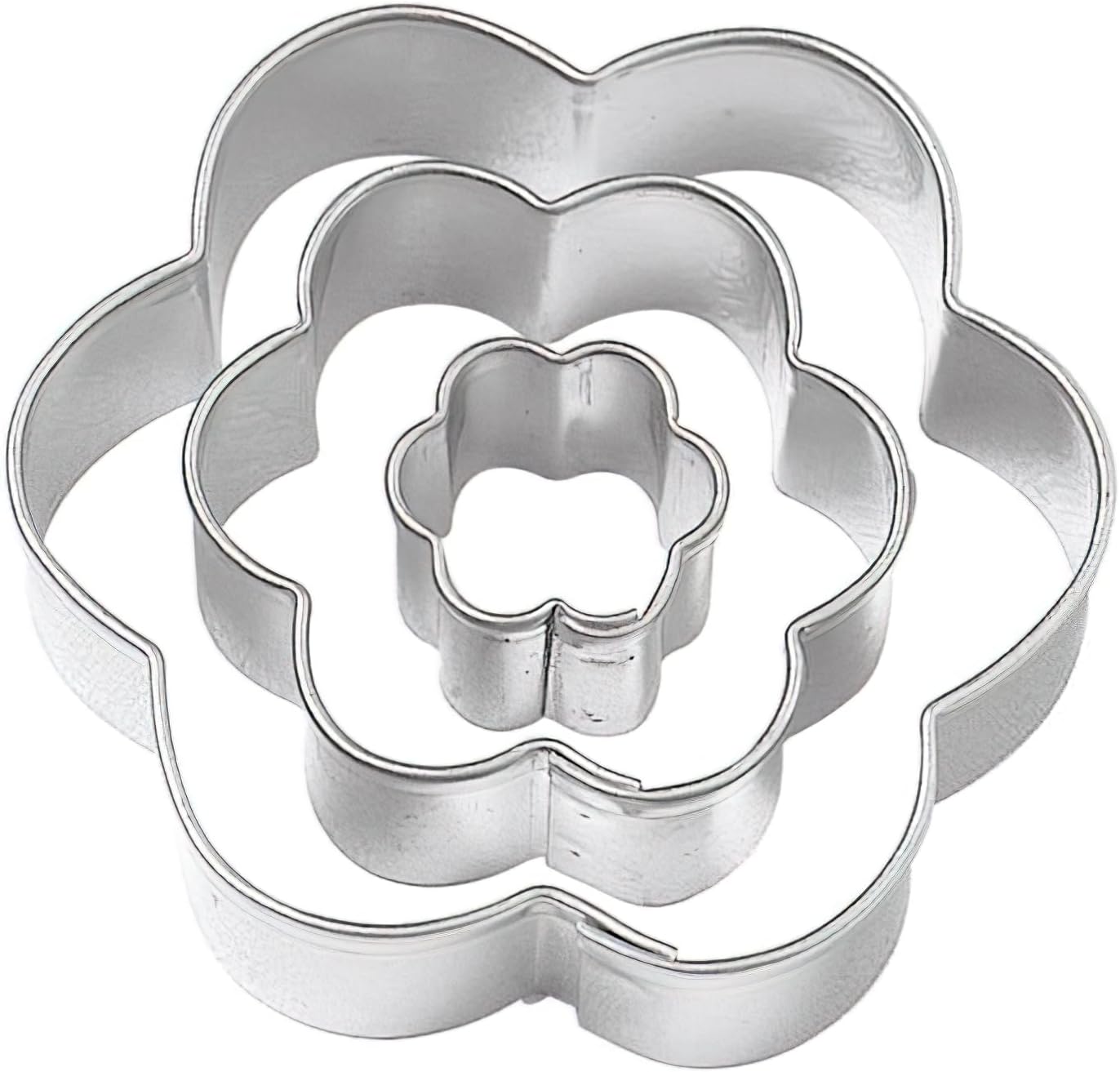 Fondant Cut-Outs-Flowers 3/Pkg (並行輸入品)