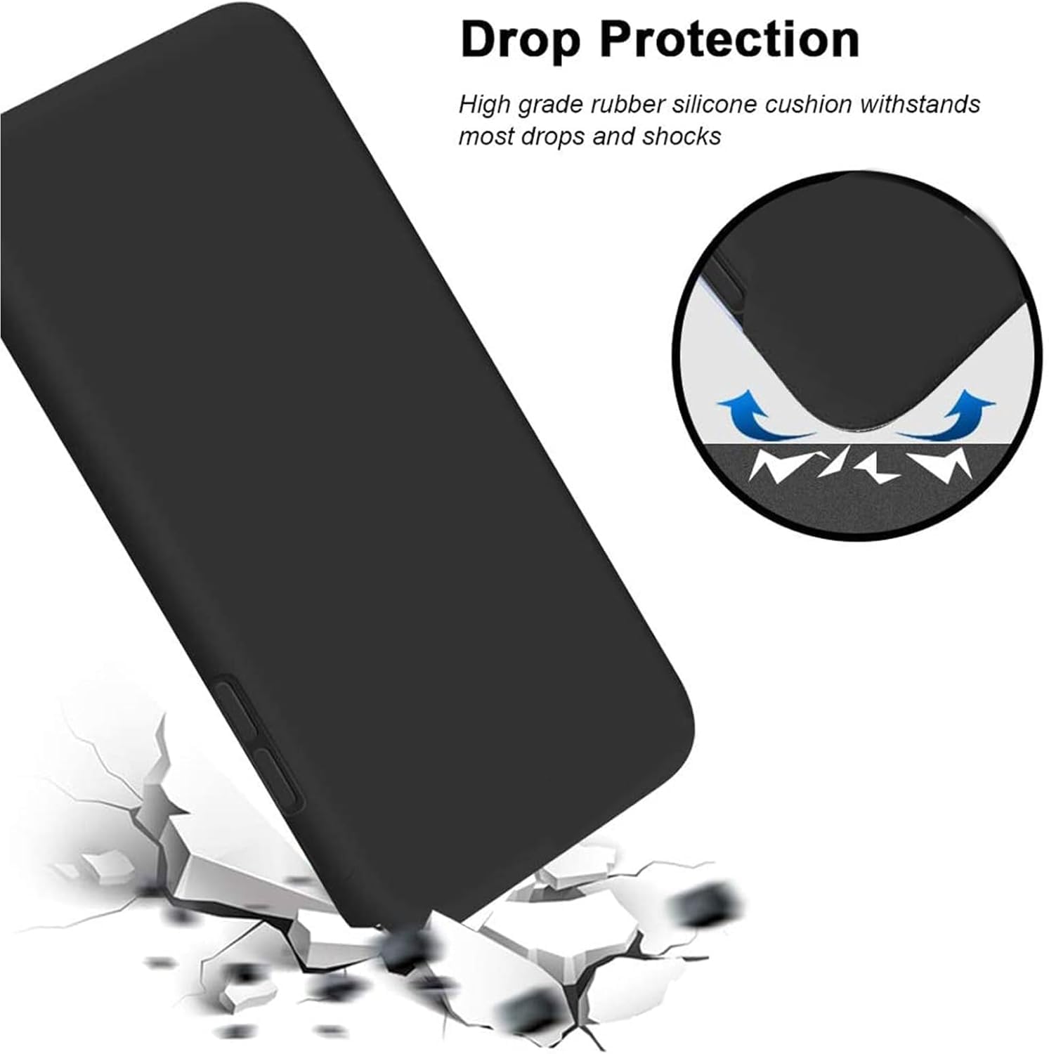 Cover In TPU Morbido Per TCL NXTPAPER 60 Ultra 5G, Paraurti Antigraffio, Bordi Rialzati Per Fotocamera E Schermo, Nero