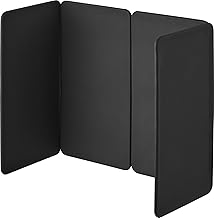Yamazaki (Yamazaki) Magnet Range Guard 4-Panel Black Panel: W18×D0.7×H32cm (per panel) Tower tower Dishwasher compatible Each panel can be removed separately Oil splash guard 1457