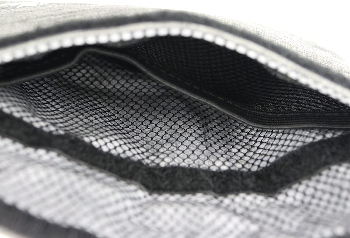 Smell proof bags with Mesh Divider,Smellproof storage case,Odorless Pouch for Home & Travel(7x 6 black),Small carbon Smell Proof stash bag,anti smell bags,Scent resistent Container,airtight bag.