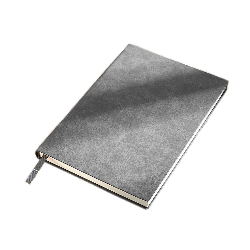 Cuadernos de diario A5 piel de oveja bloc de notas de cuero clásico de escritura suave Notebook, prendas exteriores 21.0 * 14.5cm 8.2 * 5.7in, página interior 20.5 * 14.2cm / 8 * 5,5 in papel grueso p