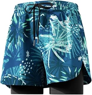 FABSPORTS Men's Quick Dry Swim Shorts/Trunks with Inner Lining | Lightweight 2-in-1 Athletic Shorts for Swimming, Gym & Ou... Price In India